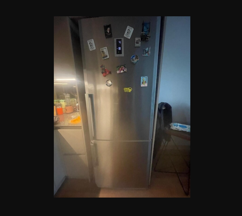 ikinci el arçelik gri inoks buzdolabı